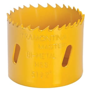 Serra Copo Bi-Metálica 57 mm 2.1/4" Tramontina com Dentes em Aço Rápido HSS Tramontina