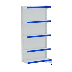 Gondola Parede 196 Amapa Flex 60 Continuação Branco Fx Azul