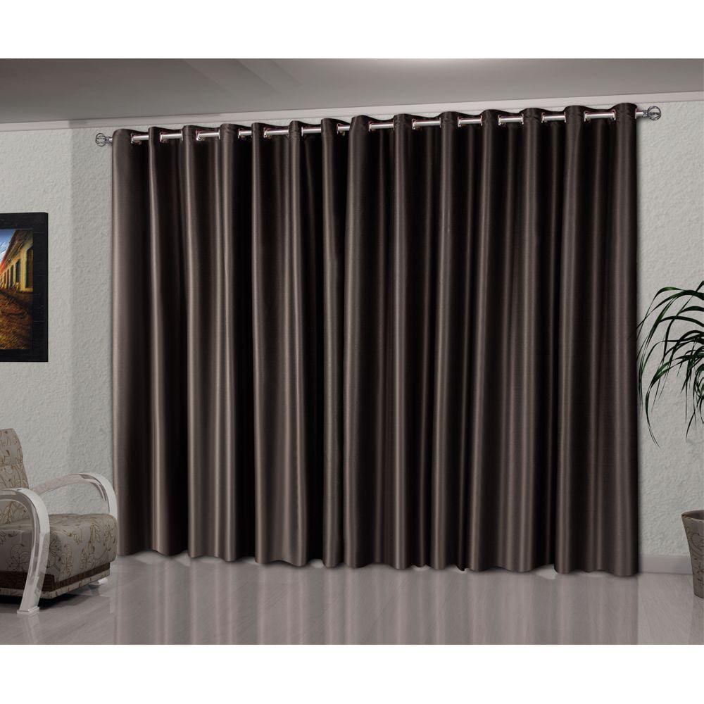 Cortina Blackout Tecido 2,80 X 1,80 Corta Luz Toque De Seda
