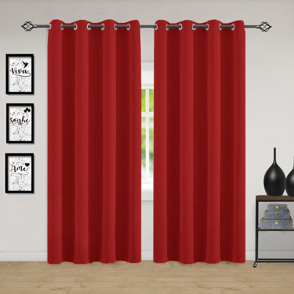 Cortina Roma 2,80 X 2,50 Metros Para Sala E Quarto Campari
