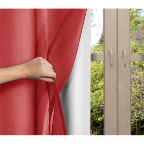 Cortina Blackout Pvc Com Voil Liso 2,50 M X 2,80 M
