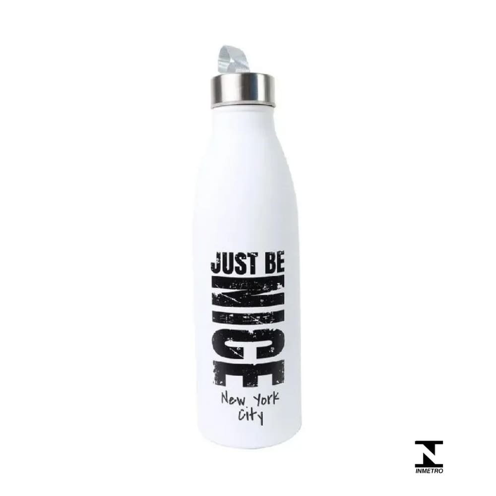 Garrafa 750ML Inox Branca - Livon