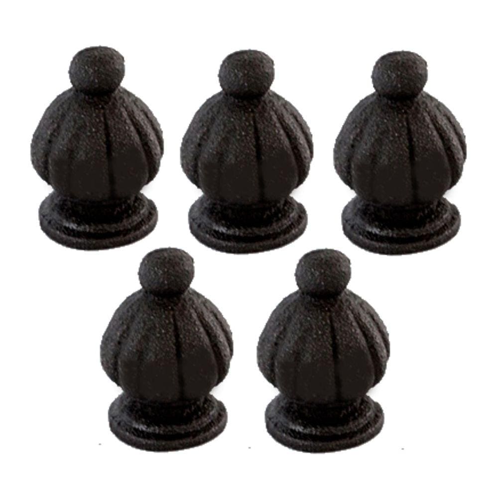 Kit 5 Pinha Ferro Fundido N13 Para Grade Sacada Muro 5x3cm