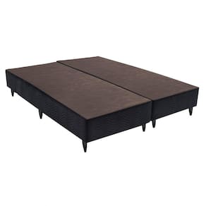 Base Sommier Camurça Super King 193x203x23cm Ortobom Preto