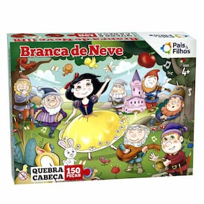Quebra-Cabeça Infantil - 150 Peças - Branca de Neve - Pais e Filhos