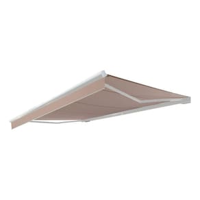 Toldo Articulado De Poliéster Proteção Uv Bege 3,95x2,50m