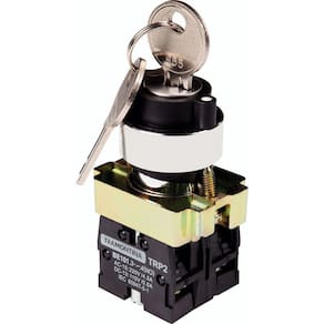 Botão Seletor com Chave Tramontina TRP2-BG33 2NA Três Posições Base de Metal Tramontina