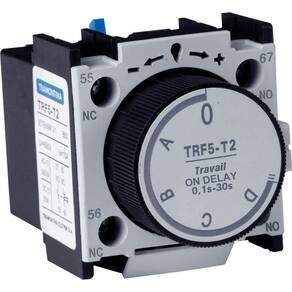 Bloco de Contato Temporizado Tramontina On Delay TRF5-T2 - 0,1 a 30s - 1NA+1NF Tramontina