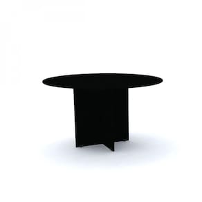 Mesa reunião Redonda Maxxi MX1000 Pandin Móveis Preto
