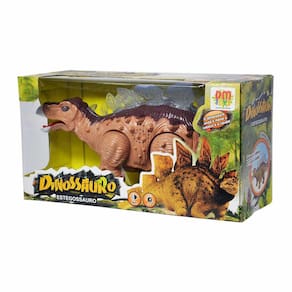 Figura Eletrônica - Dinossauro - Estegossauro - DM Toys
