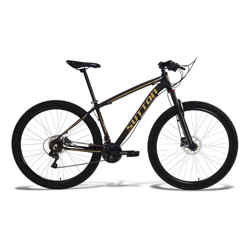 Bicicleta Sutton Gold Aro 29 Susp. Dianteira 24 Marchas - Preto