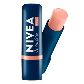 Protetor Labial Nivea 2 Em 1 Hidra Color Nude 4,8g
