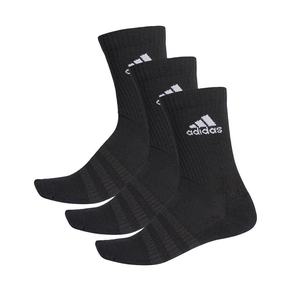 Meia Adidas Cano Alto Cushion Crew Com 03 Pares
