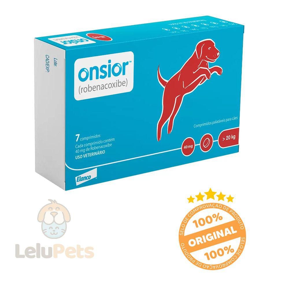 Onsior 40mg acima de 20kg