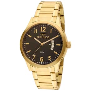 Relógio Technos Masculino Steel Dourado - 2115Ktptdy/4P