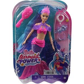 Barbie Chelsea Sereia Power com Cenario e Acessorios