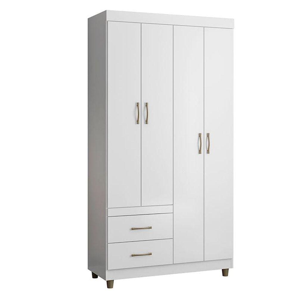 Guarda Roupa Solteiro 2242 Branco - Araplac