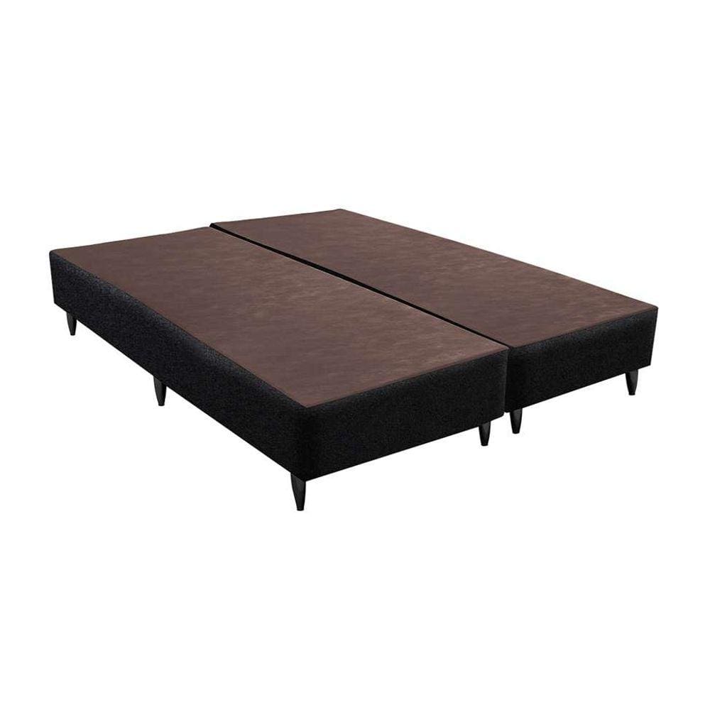 base para cama box king linen (30x193x203) preta