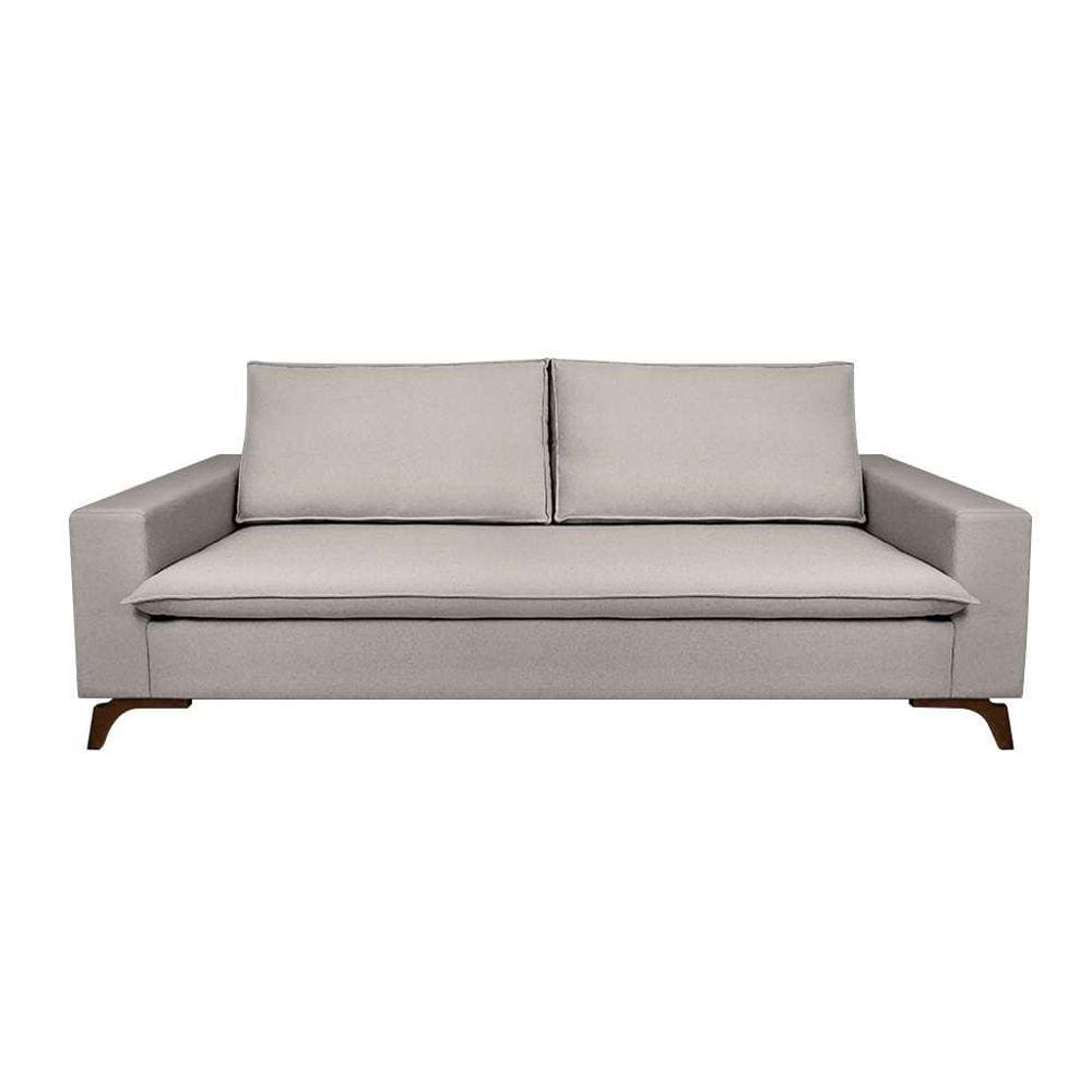 sofá 3 lugares gregory bege 220 cm