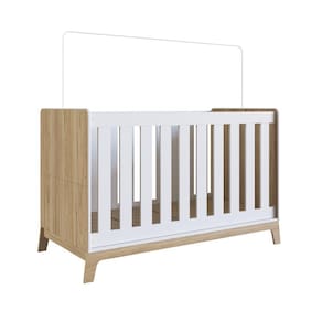 Berço 3 Em 1 Mini Cama Sofá Certificado Inmetro 001 Itapuã/Branco - Completa Móveis