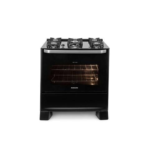 Fogão de Piso Suggar Best Cook 5 Bocas Mesa de Virdo Preto Bivolt FGV505PT Menor preço em Fogão de Piso Suggar Best Cook 5 Bocas Mesa de Virdo Preto Bivolt FGV505PT