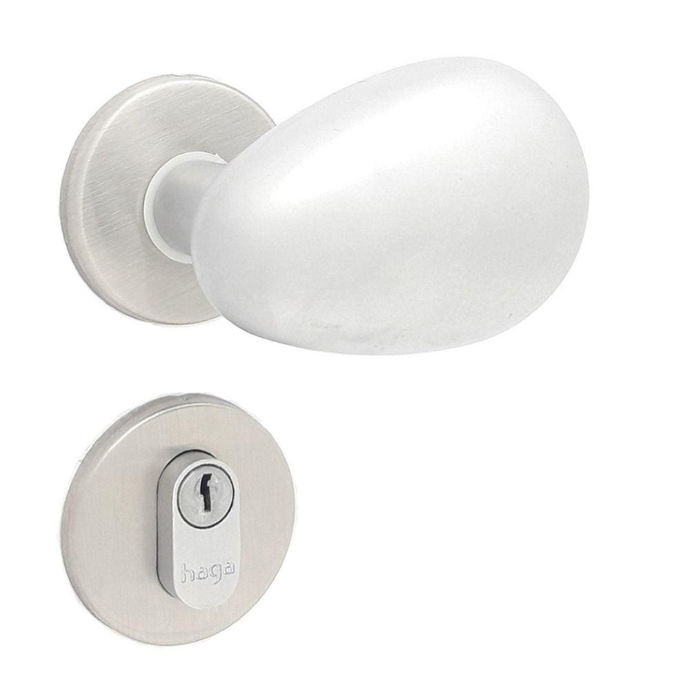 Fechadura HAGA - Elite - Roseta 527 - Externa - 9026B