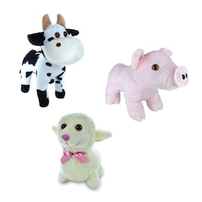 Kit Fazendinha Porquinho + Ovelhinha + Vaca Nicho Quarto
