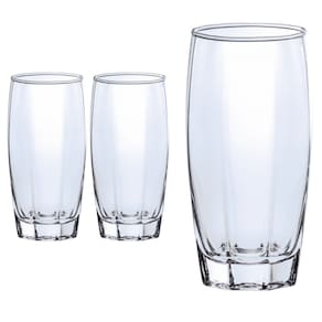 2 Copos de Vidro 370ml Florence Transparente Suco Agua