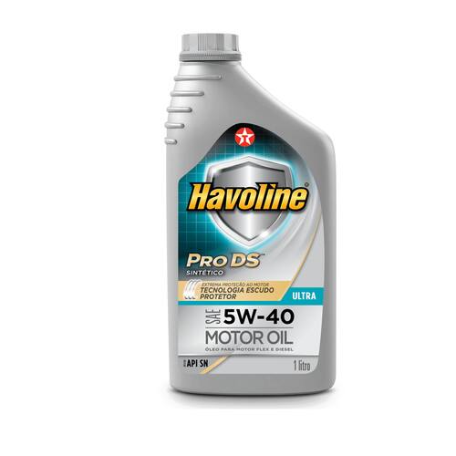 Óleo Havoline 5w40 Pro Ds Ultra S Sintético 1Lt Menor preço em Óleo Havoline 5w40 Pro Ds Ultra S Sintético 1Lt