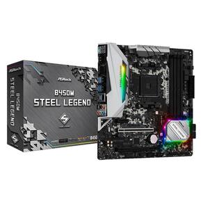 Placa-Mãe ASRock B450M Steel Legend AMD AM4 mATX DDR4
