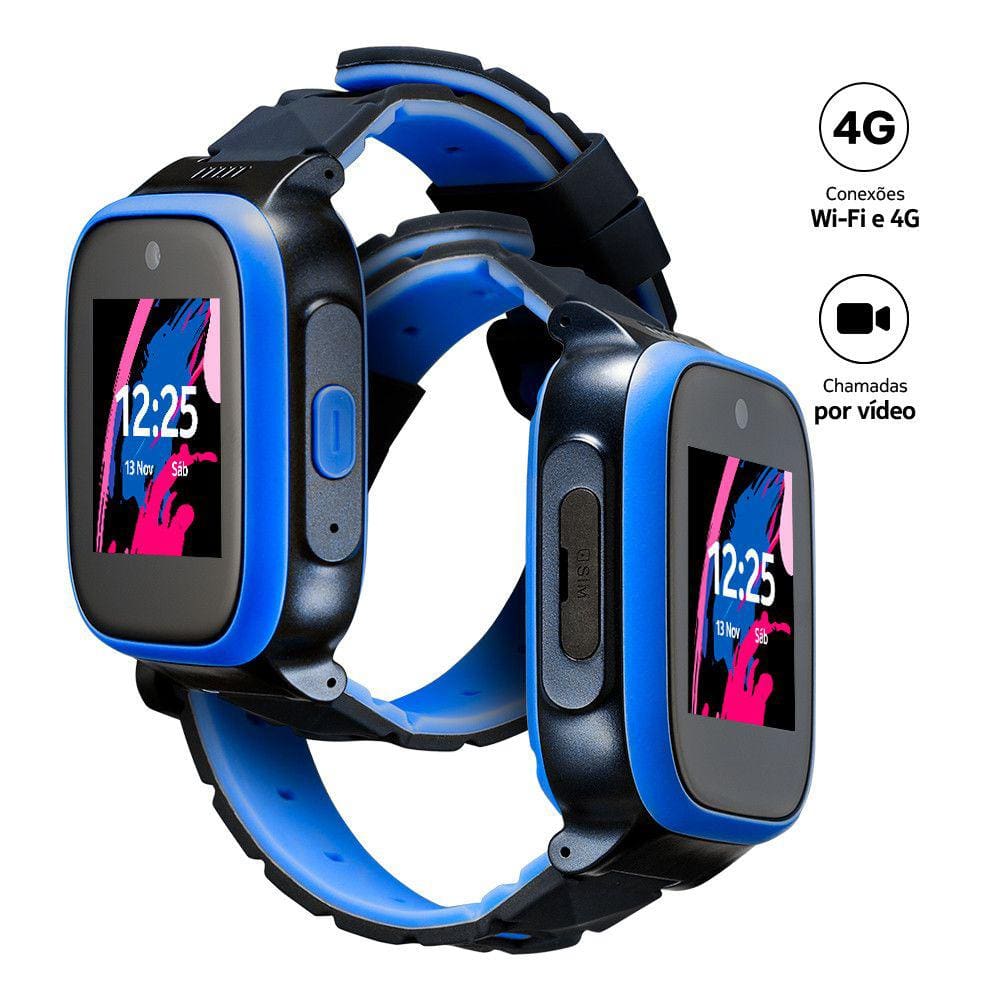 Smartwatch Multilaser Infantil Azul P9200