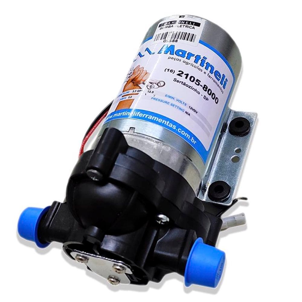 Bomba Elétrica de Diafragma 12 V 3.3 GPM - Shurflo 2088-344-590