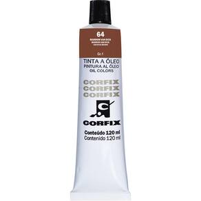 Tinta Óleo Corfix 120ml Cor Marrom Van Dick 64