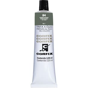 Tinta Óleo Corfix 120ml Cor Sombra Natural 84