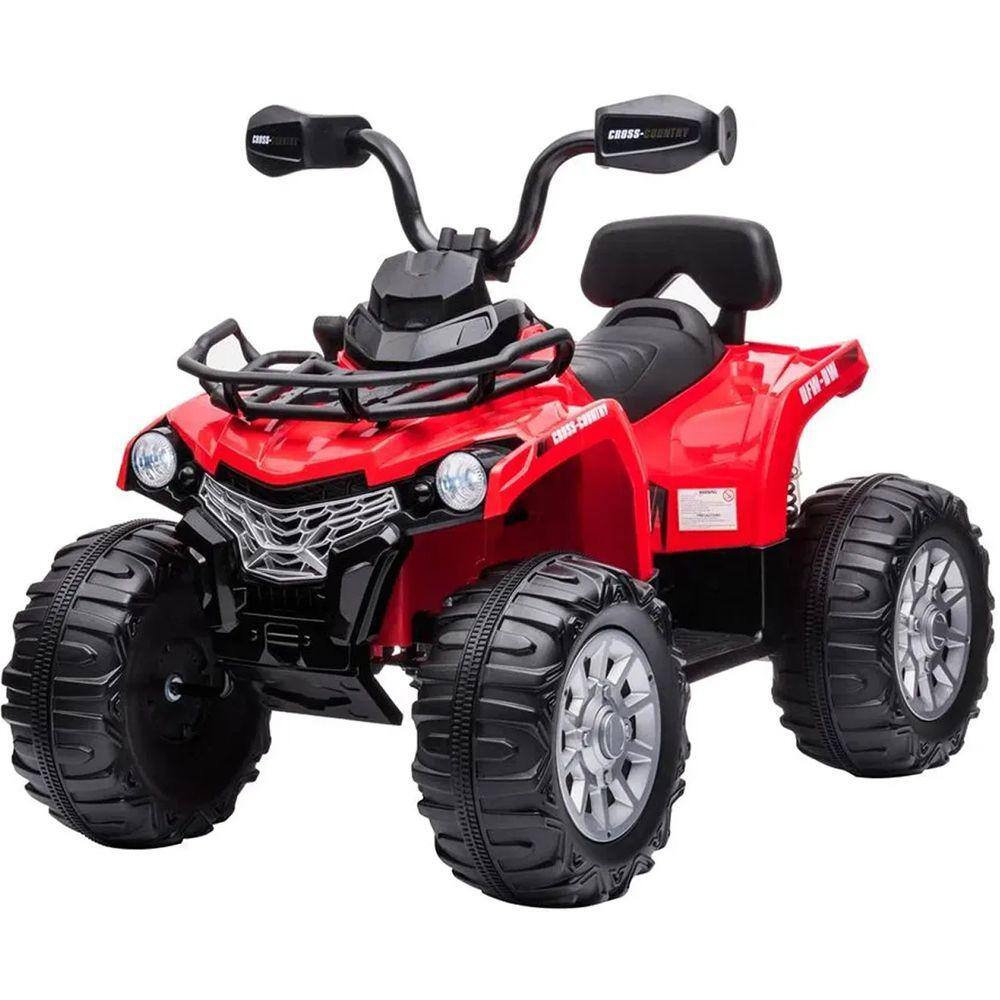 Moto Eletrica Quadriciclo Infantil Farol Toca Musicas 12v