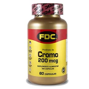 Picolinato de Cromo 200mcg FDC 60 Cápsulas
