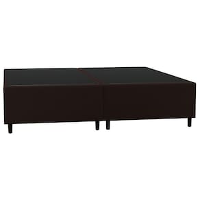 Base Cama Box Casal Queen 158cm Bipartido Hit I02 Corano Marrom - Mpozenato
