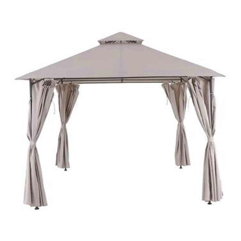 Gazebo De Aço Com Tecido - 280x298cm - Naterial