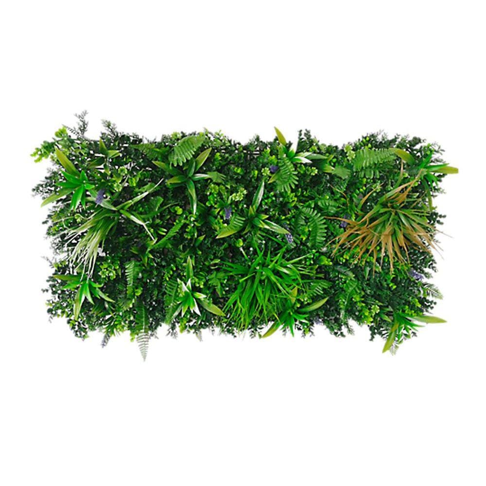 Jardim Vertical Artificial Flores Tropical 50x100cm Just Home Collection