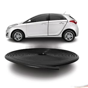 Protetor Borracha De Portas Automotivo Universal 10 m Preta