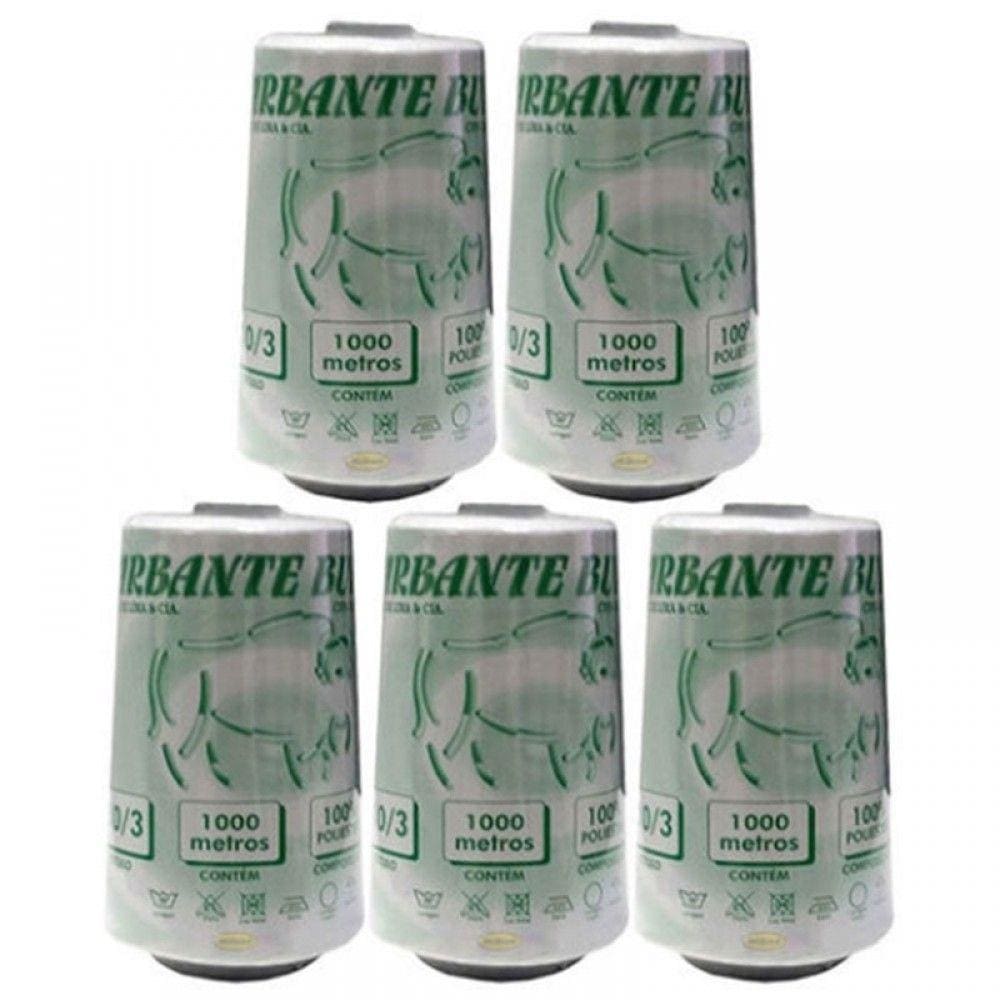 Kit Com 5 Cones De Barbante/Fio/Linha Para Costurar Sacaria 1000m Cada 706600