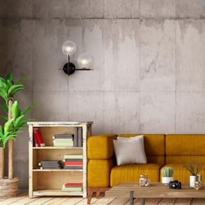 Arandela Luminária de Parede Manhattan Dourado Com Preto Sputnik - Startec