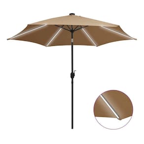 Ombrelone Com Luz De Led - Diametro: 2.7m E Altura: 2.35m