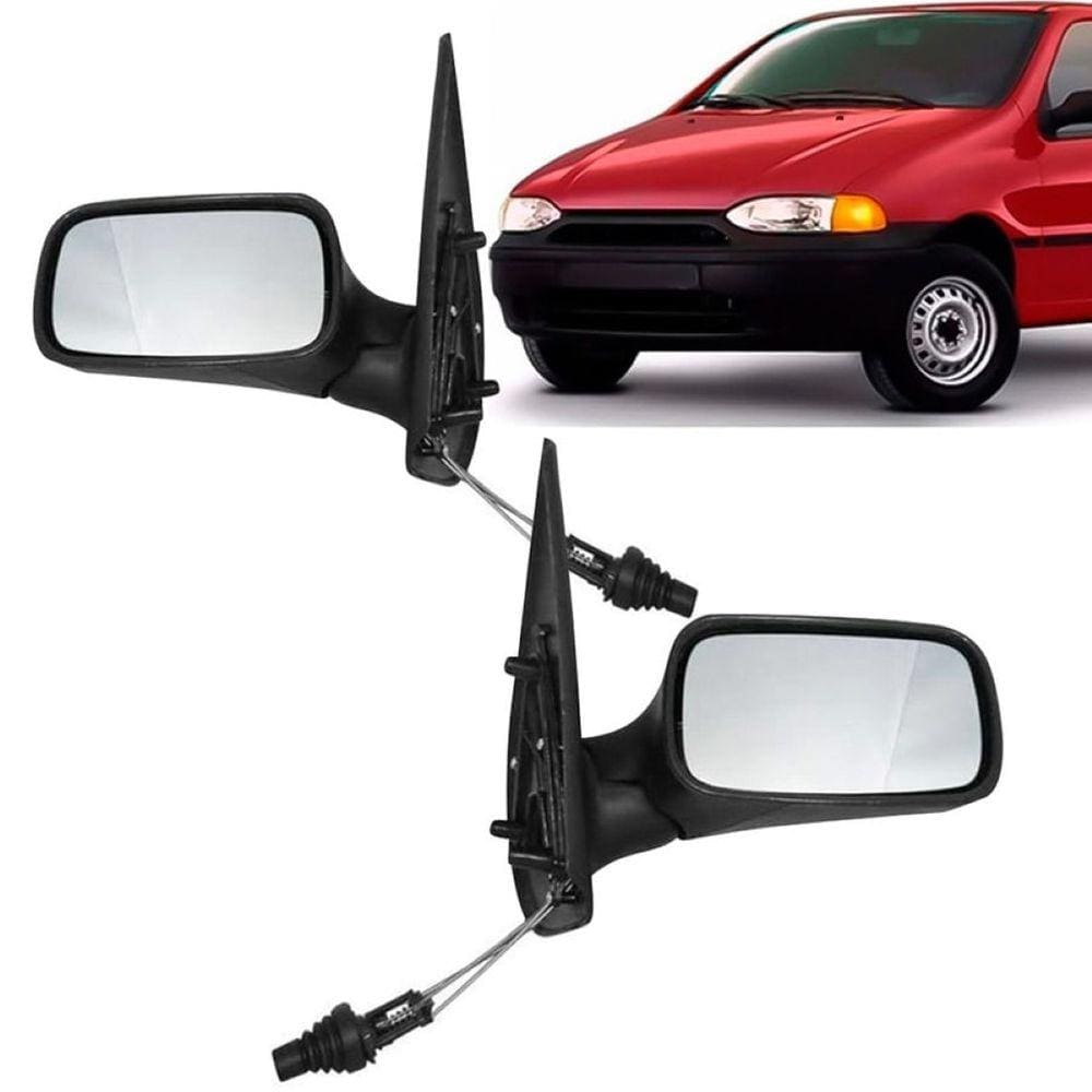 Par Retrovisor Fiat Palio 1996 97 98 99 2000 Completo