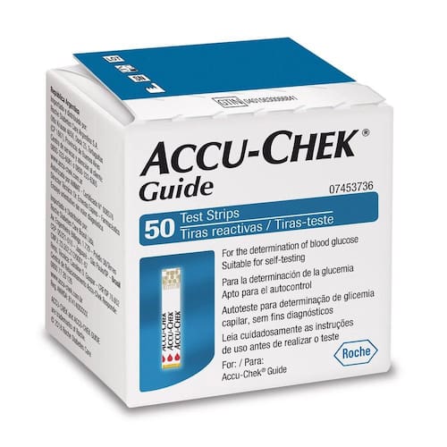 Accu-Chek Guide C/ 50 Tiras Menor preço em Accu-Chek Guide C/ 50 Tiras