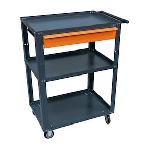 Carrinho P/ Ferramentas 1 Gaveta Cinza/Laranja Presto 91001