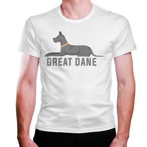Camiseta Masculina Cachorro Grande Dinamarques