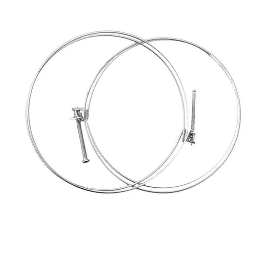 Braçadeira Em Metal Para Tubo De Alumínio 117 120 123 125mm