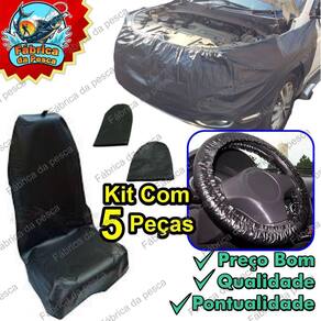 Kit Capa de Proteção p/ Manutenção em Carro p/ Mecânico 5 Pç