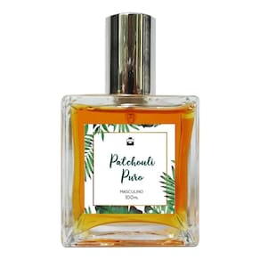 Perfume Saudável Masculino Patchouli Puro 100ml - Natural